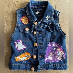 Disney the nightmare before Christmas vest size 4T